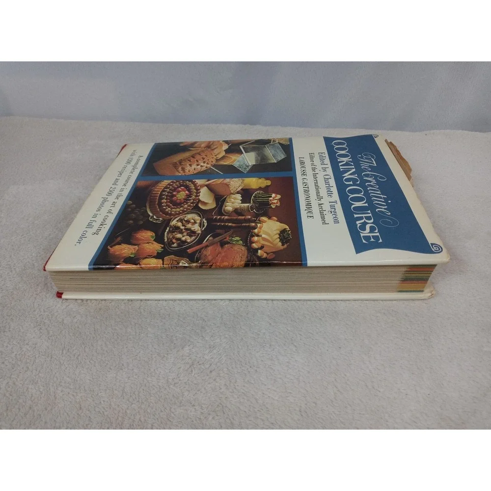 Vintage Creative Cooking Course Charlotte Turgeon Larousse‎ Gastronomique HC DJ